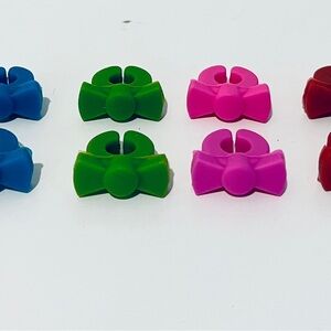 Bow Tie Wine Glass Charms - Set of 12